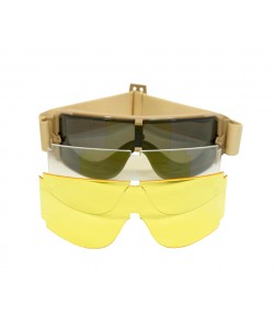 Защитные очки-маска WoSport GG-MA-33 Bolle X800 Tan