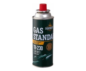 Баллон газовый туристический Tourist GAS Standard, 230 г