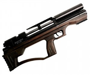 Пневматическая винтовка «Снайпер Буллпап», L=300 мм, шт/взвод (дерев. ложе L, PCP, ред.) 5,5 мм