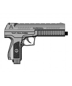 Пневматический пистолет Cardinal-Т (PCP) 6,35 мм