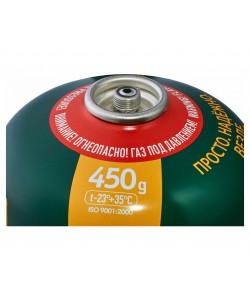 Баллон газовый Tourist GAS Standard, резьбовой, 450 г