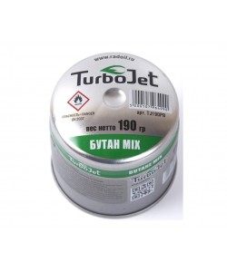 Баллон газовый со смесью газа Turbojet Бутан (TJ190PB)