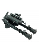 Сошки быстросъемные Patriot на Weaver, с кач. базой и подлоком, поворот 360°, 6”-9” (BH-BP20)