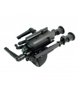 Сошки быстросъемные Patriot на Weaver, с кач. базой и подлоком, поворот 360°, 6”-9” (BH-BP20)