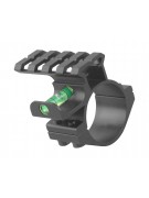 Кольцо 25/30 мм Patriot BH-RS49 на оптику (с уровнем, планка Weaver)