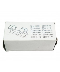 Кронштейн-монолит 30 мм Patriot BH-MS38 на «ласточкин хвост», 12 см (низкий)