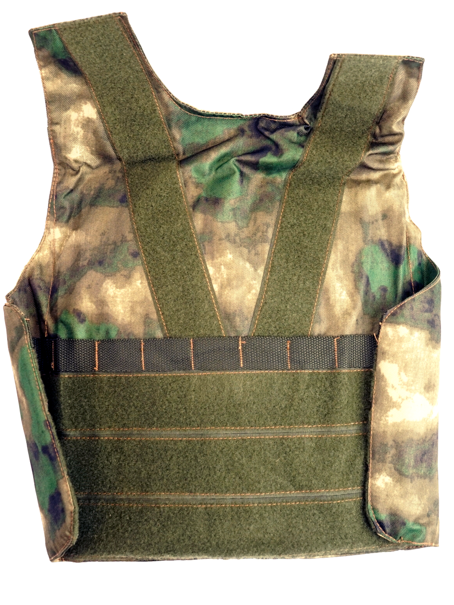 Бронежилет тактический с бронепластиной БР4 (Green Camo / мох)
