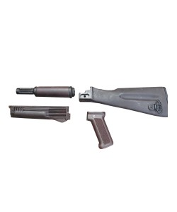 Тюнинг комплект для АК-74, Сайга «слива» (газовая трубка, пластик. приклад, цевье и накладка, бакелит. рукоять)