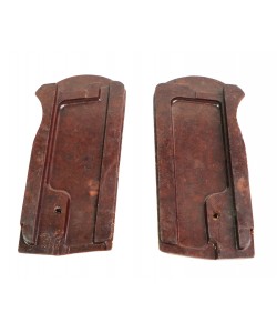 Бакелитовые накладки на рукоятку АПС ранние, коричневые (штатные, оригинал СССР)