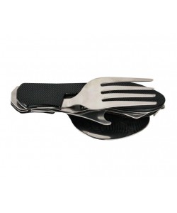 Складной набор столовых приборов TG-tblw (черный)