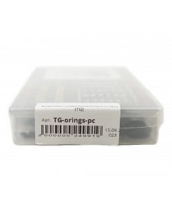 Комплект резиновых уплотнительных колец 225PC O-ring (пластик. кейс)