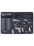 Коврик для чистки оружия Sig Sauer P226, 42,5х28 см