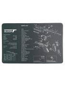 Коврик для чистки оружия Glock, 42,5х28 см
