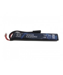 Аккумулятор BlueMAX Li-Po 7.4V 2200mah 20C Stick, 122x21x18 мм