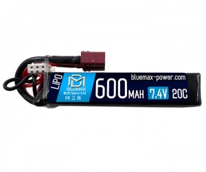 Аккумулятор BlueMAX Li-Po 7.4V 600mah 20C (PDW) w/ Deans