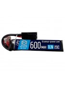Аккумулятор BlueMAX Li-Po 11.1V 600mah 20C (PDW) w/ Mini Tamiya