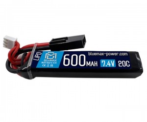 Аккумулятор BlueMAX Li-Po 7.4V 600mah 20C (PDW) w/ Mini Tamiya