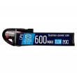 Аккумулятор BlueMAX Li-Po 11.1V 600mah 20C (PDW) w/ Mini Deans - фото № 1
