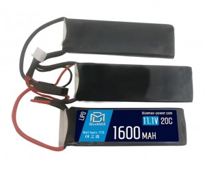 Аккумулятор BlueMAX Li-Po 11.1V 1600mah 20C Triple, 3x (95x31x7) мм