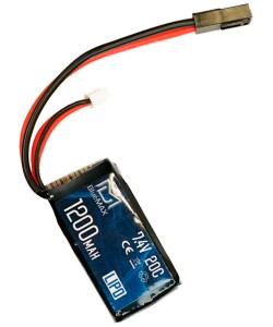 Аккумулятор BlueMAX Li-Po 7.4V 1200mah 20C PEQ/AN-15