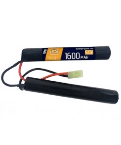 Аккумулятор BlueMAX NiMH 9.6V 1600mah Nunchuck, 2x (118x18) мм