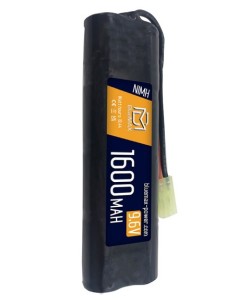 Аккумулятор BlueMAX NiMH 9.6V 1600mah Small Type, 122x35x18 мм