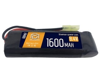 Аккумулятор BlueMAX NiMH 8.4V 1600mah Small Type, 106x35x18 мм