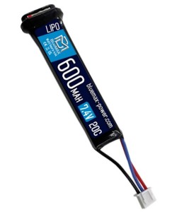 Аккумулятор BlueMAX Li-Po 7.4V 600mah 20C Marui AEP