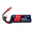 Аккумулятор BlueMAX Li-Po 7.4V 300mah 35C (JST) HPA Micro - фото № 1