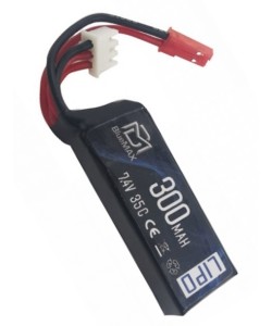 Аккумулятор BlueMAX Li-Po 7.4V 300mah 35C (JST) HPA Micro