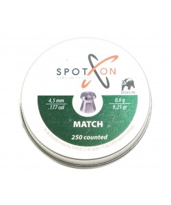Пули для пневматики SPOTON Match 4,5 мм, 0,60 г (250 штук)
