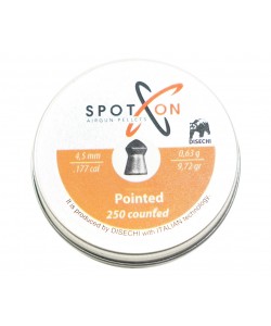 Пули для пневматики SPOTON Pointed 4,5 мм, 0,63 г (250 штук)