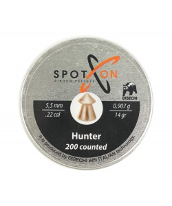 Пули для пневматики SPOTON Hunter 5,5 мм, 0,91 г (200 штук)