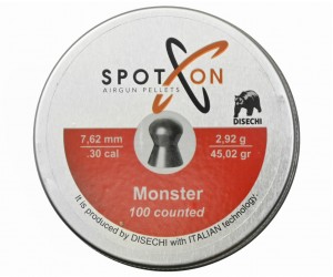 Пули SPOTON Monster 7,62 мм, 2,92 г (100 штук)
