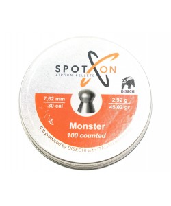 Пули для пневматики SPOTON Monster 7,62 мм, 2,92 г (100 штук)