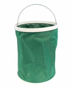Ведро «Дружба» складное 13 л, в чехле, зеленое