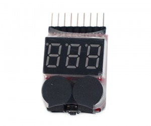 Тестер/индикатор напряжения LiPo Low Voltage Alarm (1-8s)