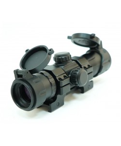 Коллиматорный прицел Leapers 1x34 6.4” CQB закрытый на Weaver (SCP-DS3068W)