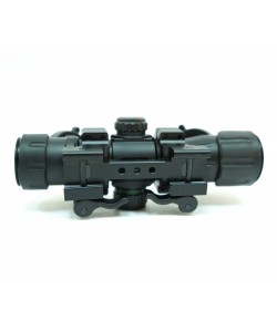 Коллиматорный прицел Leapers 1x34 6.4” CQB закрытый на Weaver (SCP-DS3068W)