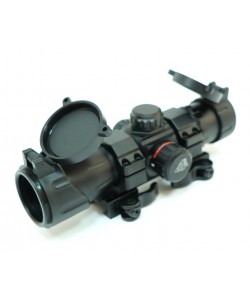 Коллиматорный прицел Leapers 1x34 6.4” CQB закрытый на Weaver (SCP-DS3068W)