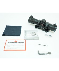 Коллиматорный прицел Leapers 1x34 6.4” CQB закрытый на Weaver (SCP-DS3068W)