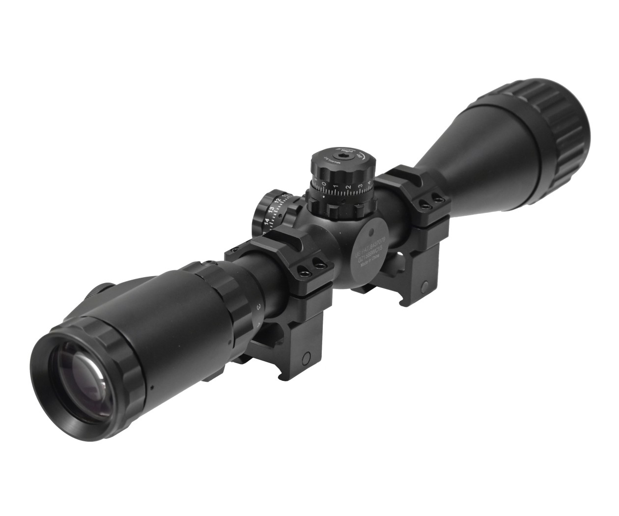 Оптический прицел Leapers True Hunter IE 3-12x40 AO, Mil-Dot, подсветка IE36, на Weaver