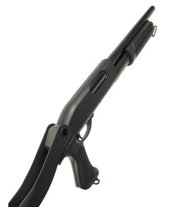 Страйкбольный дробовик Cyma Remington M870 Compact, скл. приклад, пластик (CM.352)
