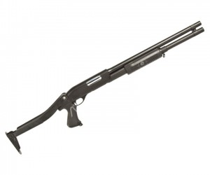 Страйкбольный дробовик Cyma Remington M870 Long, скл. приклад, пластик (CM.352L)