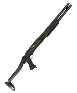 Страйкбольный дробовик Cyma Remington M870 Long, скл. приклад, пластик (CM.352L)