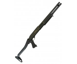 Страйкбольный дробовик Cyma Remington M870 Long, скл. приклад, пластик (CM.352L)