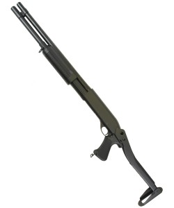 Страйкбольный дробовик Cyma Remington M870 Long, скл. приклад, пластик (CM.352L)