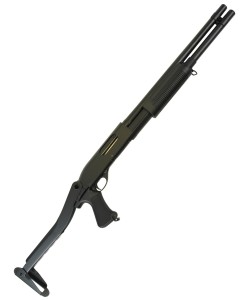 Страйкбольный дробовик Cyma Remington M870 Long, скл. приклад, пластик (CM.352L)