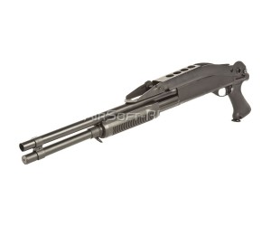 Страйкбольный дробовик Cyma Remington M870 Long, скл. приклад, металл (CM.352LMN)