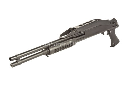 Страйкбольный дробовик Cyma Remington M870 Long, скл. приклад, металл (CM.352LMN)